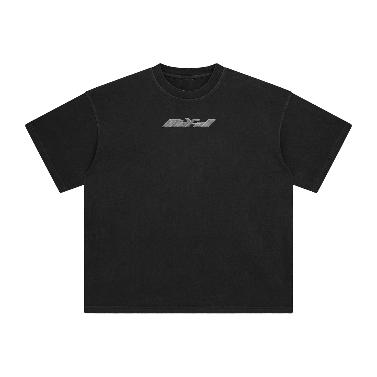 MidFall Home Base Coordinates Enzyme Washed T-Shirt